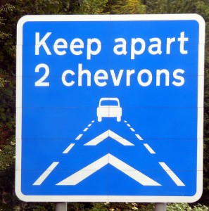 Flickr: 2 chevrons apart!